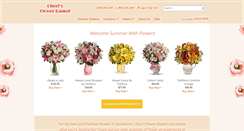 Desktop Screenshot of cherisflowerbasket.com